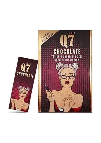 Q7 Gold Chocolate شيكولاتة للنساء 12 قطعة عبوة