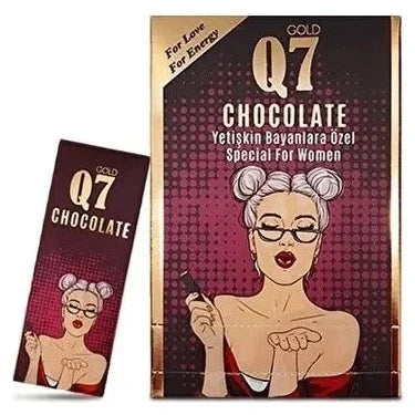 Q7 Gold Chocolate شيكولاتة للنساء 12 قطعة عبوة