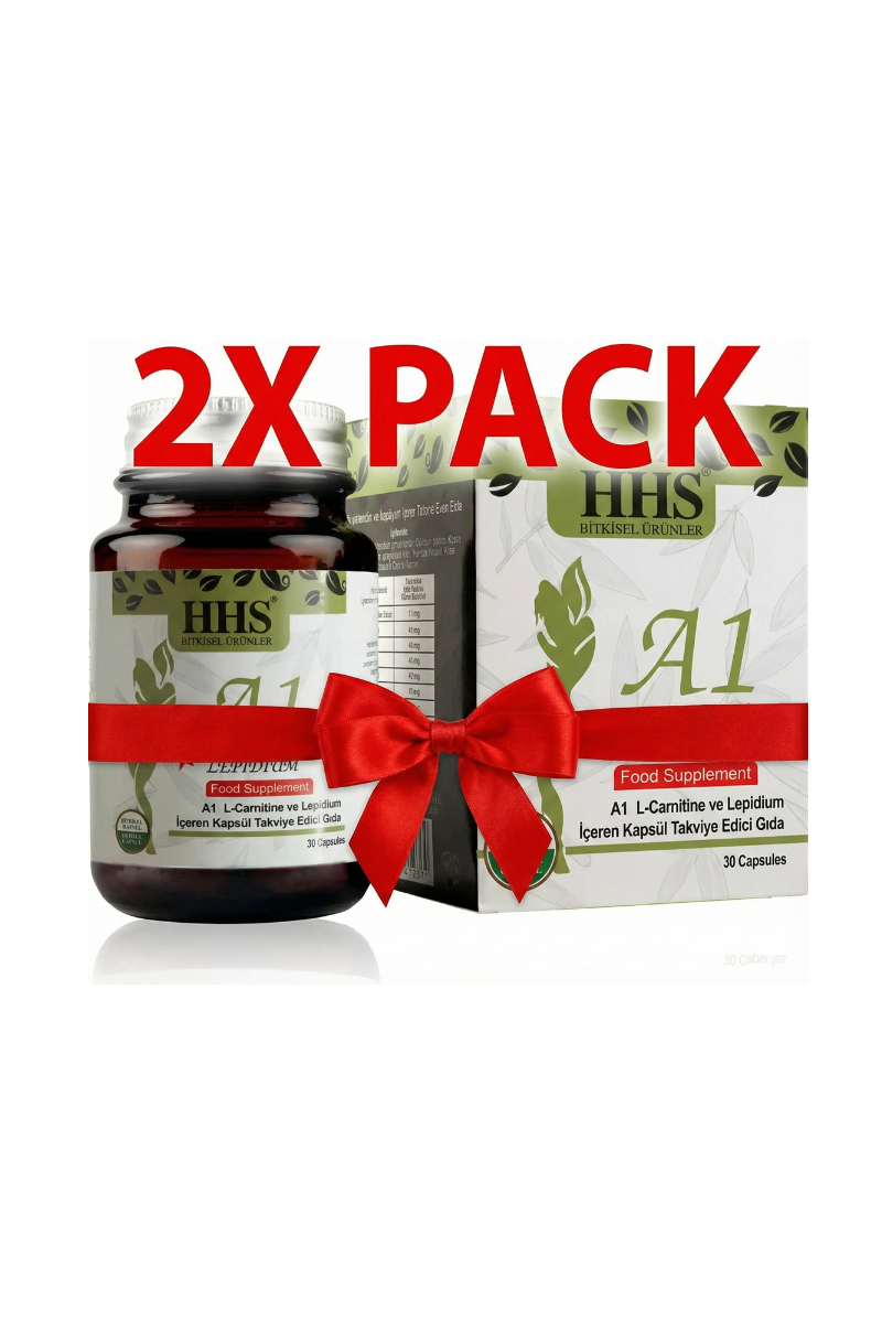 عرض التوفير الخاص: عبوتان من كبسولات HHS A1 الأصلية (المنتج التركي الأول)