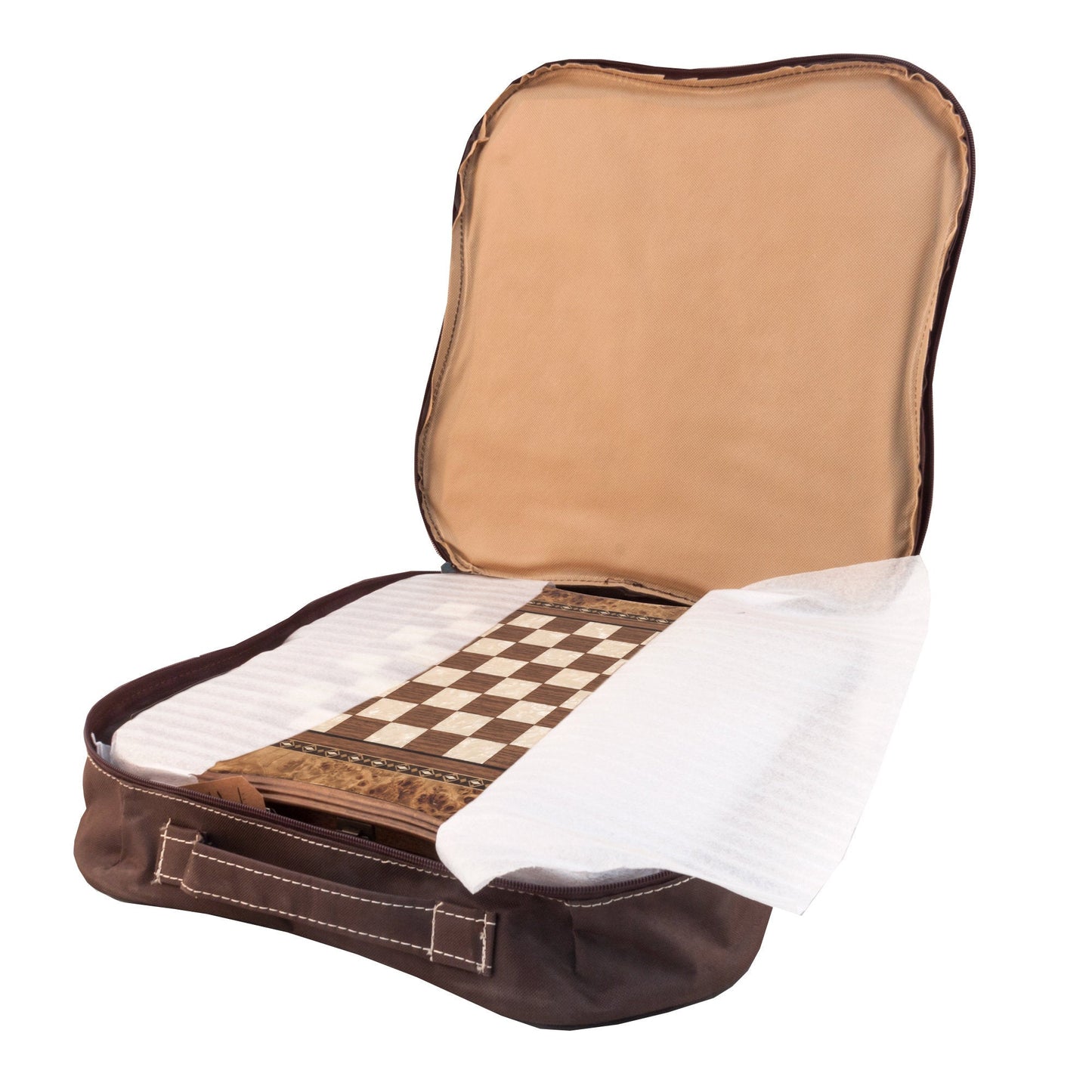 طقم شطرنج الفراشة الخشبي الفاخر المصنوع يدويًا، تصميم فريد من خشب البلوط