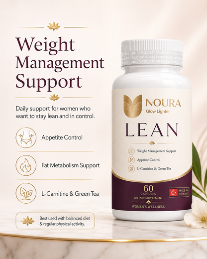 NOURA Lean L-Carnitine Fat Metabolism Support 60 Capsules نورا لين مكمل غذائي لادارة الوزن