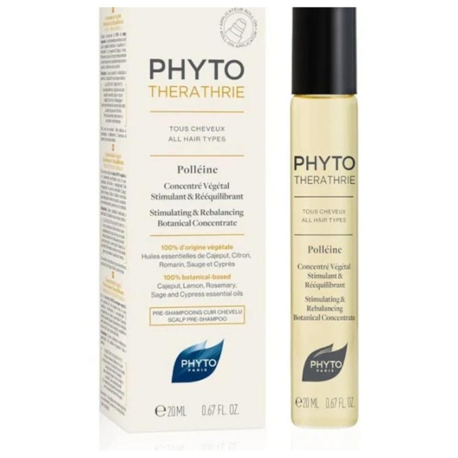 Phyto Theratrie Polleine: تركيز نباتي منشط وموازن للعناية بفروة الرأس 20 مل