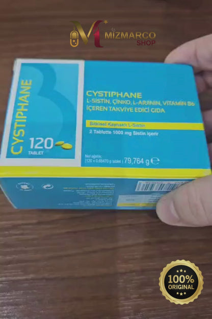 2x Biorga Cystiphane 120 Tablets (240 Total) - Hair & Nail Support with L-Cystine & Zinc - عرض عبوتين سيستيفان لعلاج تساقط الشعر والأظافر