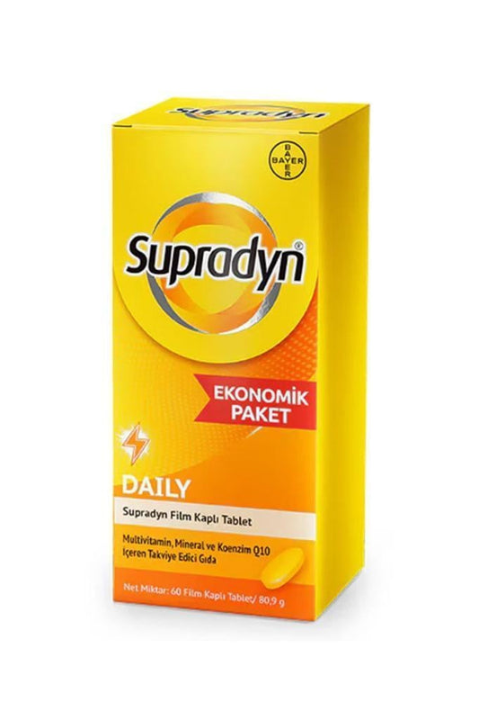 سوبرادين ديلي أنزيم Q10 60 قرص: طاقة يومية، حيوية متجددة، دعم شامل