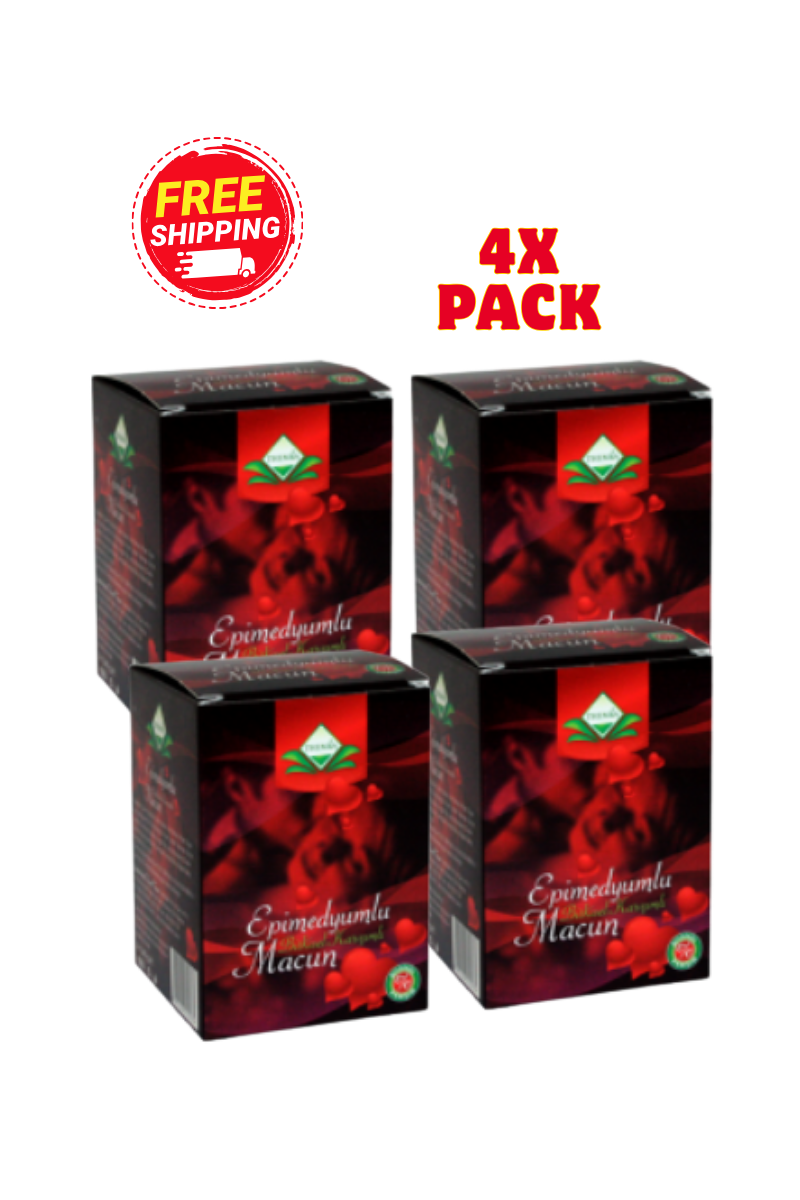 4x Themra Epimedium Herbal Paste - Original Turkish Mix | معجون ثيمرا العشبي الأصلي - عبوة توفير