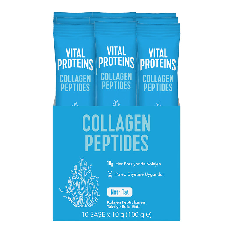 Vital Proteins Collagen Peptides كولاجين 10 أكياس 10 غرام نكهة محايدة