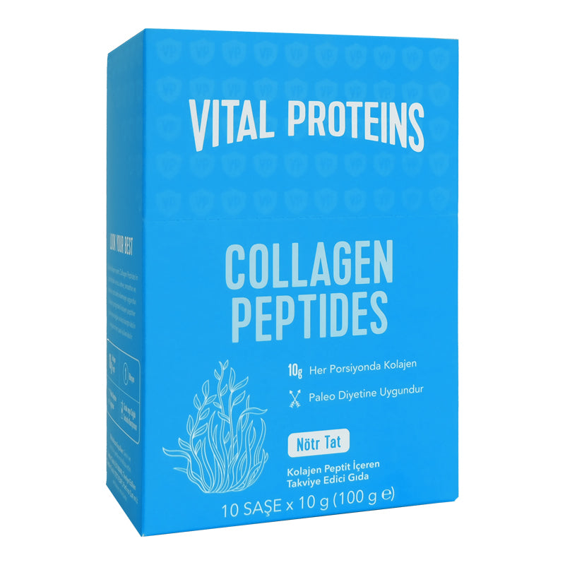 Vital Proteins Collagen Peptides كولاجين 10 أكياس 10 غرام نكهة محايدة
