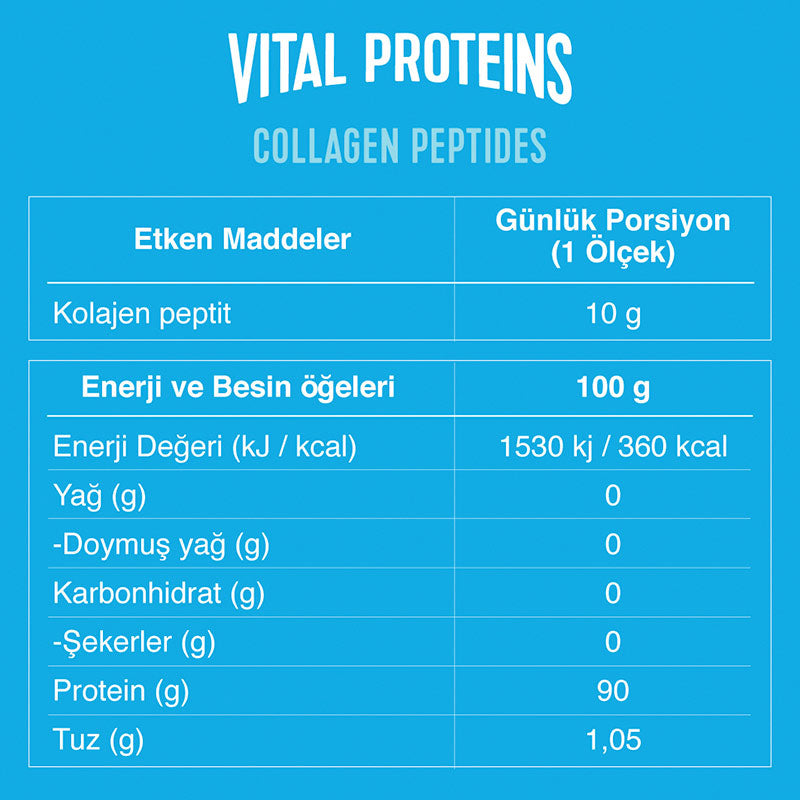 Vital Proteins Collagen Peptides كولاجين 10 أكياس 10 غرام نكهة محايدة