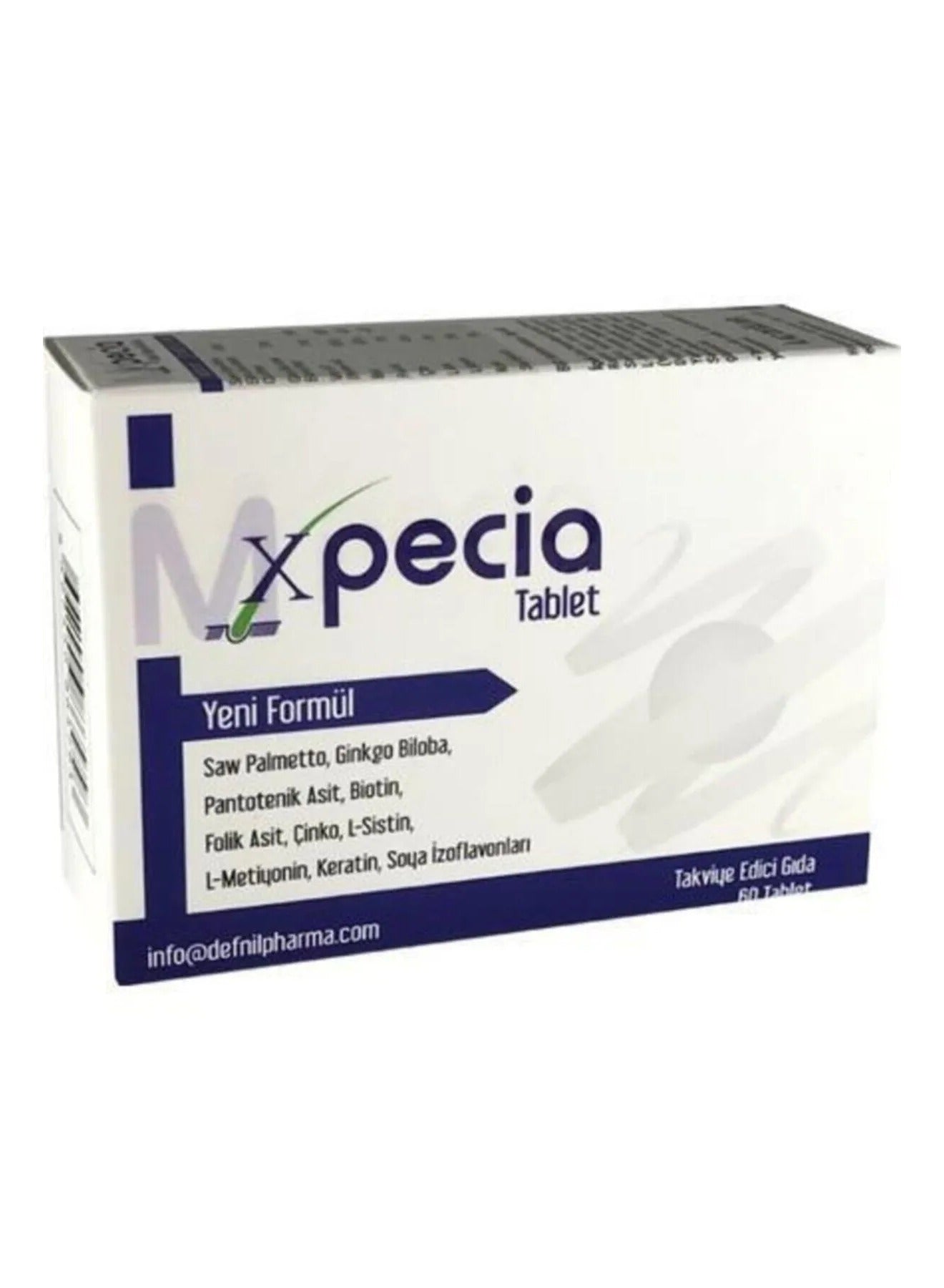 Xpecia Hair Loss & Multivitamin Tablets - حبوب اكسبيشيا لعلاج تساقط الشعر (60 Tabs)
